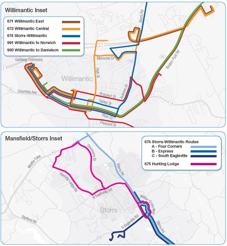 Bus Route Changes 8 19 2019 Windham Region Transit District