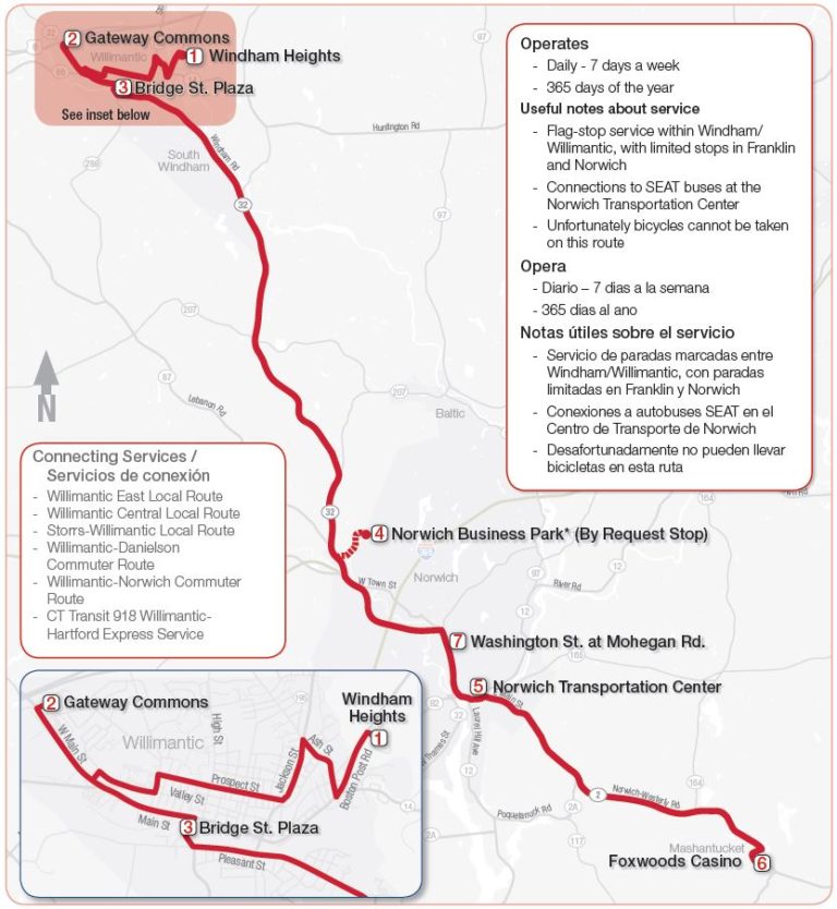 991 Willimantic-Norwich (Route 32) – Windham Region Transit District